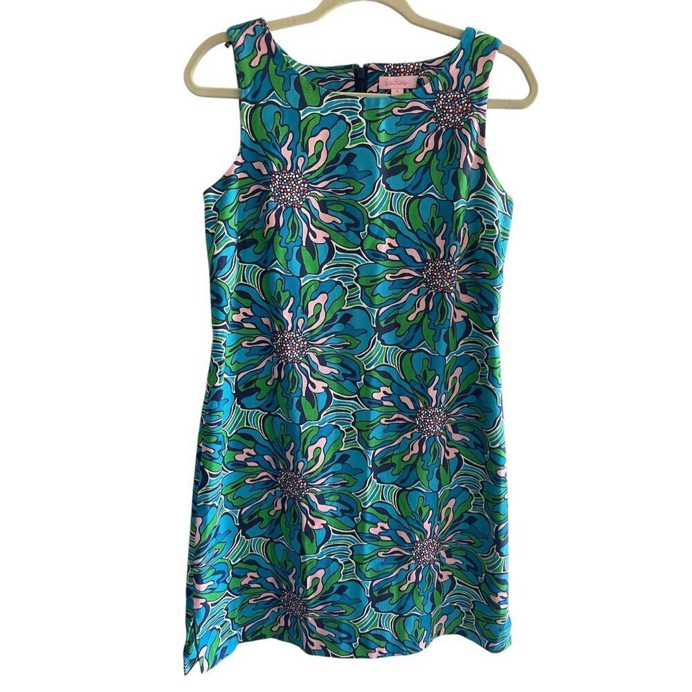 Lilly Pulitzer Stephanie Sheath Sleeveless Dress Rehearsal Women’s Size 6 Small